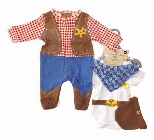 4-delige kledingset Cowboy baby