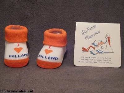 Babysokjes I love Holland